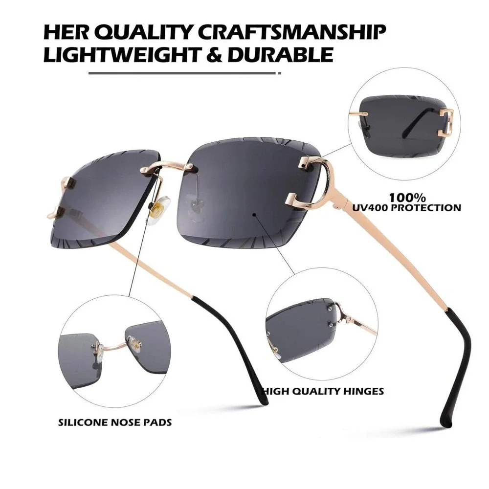 N/A stylish rimless